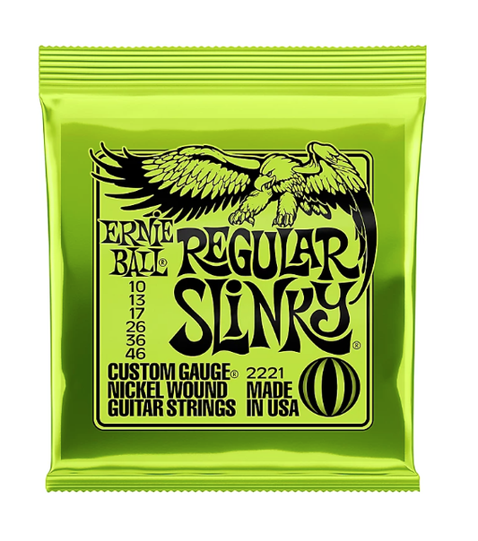 Ernie Ball Regular Slinky 2221 (10-46) Nickel Wound Electric Guitar Strings